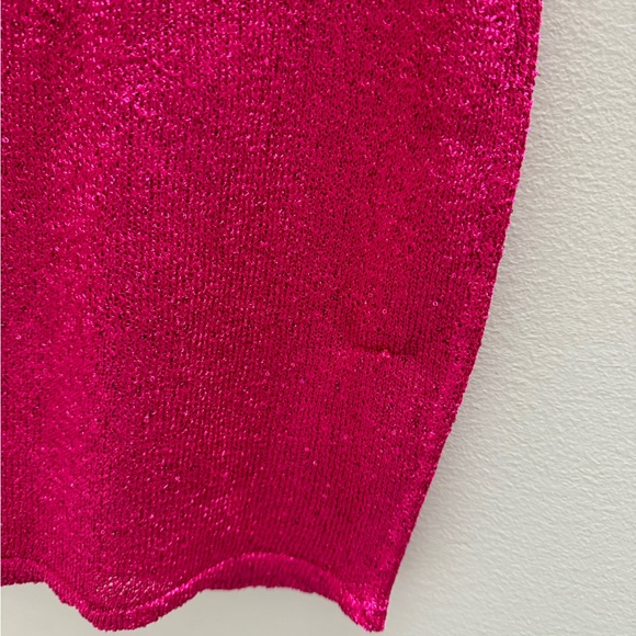 New White Fox Gen Z Love Sequin Starfish Knit Mini Dress Pink Size S - Picture 9 of 9